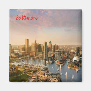 zUS183 BALTIMORE, Maryland, Amerika, Fridge Magneet