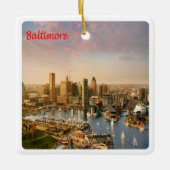 zUS183 BALTIMORE, Maryland, Amerika, Keramisch Ornament (Voorkant)