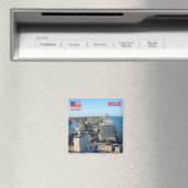 zUS187 MIAMI, Florida, Panorama, Amerika, Fridge Magneet (Insitu (Vaatwasser))