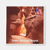 zUS191 ANTELOPE CANYON, Arizona, Amerika, Fridge Magneet (Voorkant)