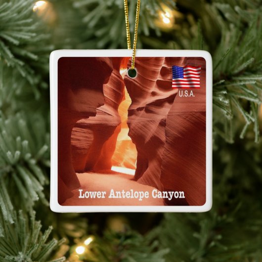 zUS191 ANTELOPE CANYON, Arizona, Amerika, Keramisch Ornament (Boom)
