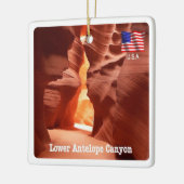 zUS191 ANTELOPE CANYON, Arizona, Amerika, Keramisch Ornament (Links)