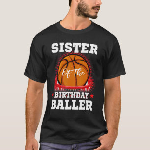 Zus basketbal verjaardag jongen familie baller per t-shirt