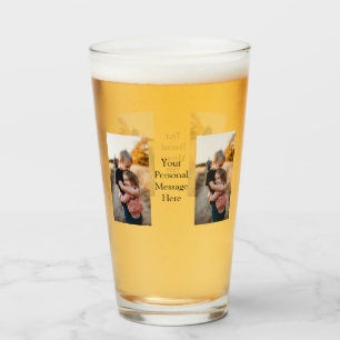 zus broer familie foto toevoegen persoonlijke bood glas