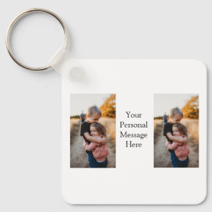 zus broer familie foto toevoegen persoonlijke bood sleutelhanger