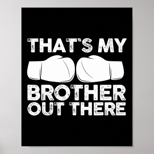 Zus Broer Kickboksen Poster (Voorkant)