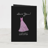 ZUS - Bruidsmeisje LILA PAARSE Rozen (Achterkant)