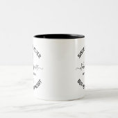 Zus Cadeau Lange Afstand Zus Cadeau Tweekleurige Koffiemok (Center)