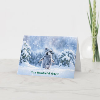 Zus Cute en Leuk Kerstfeest Prettige Feestdagen Kaart