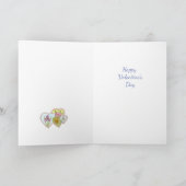 Zus en vriend Valentijn Kaart (Binnen)