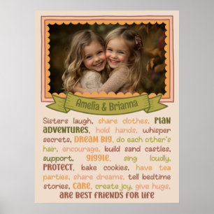 Zus Hartverwarmende & sentimentele fotoafdruk Poster