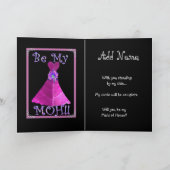 Zus - Maid of Honor met Magenta Gown (Binnen)