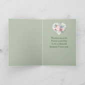 Zus Mixed bloementuin Bloem Valentijn Gedicht Feestdagen Kaart (Binnen)