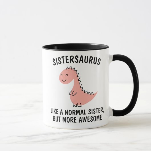 Zus mok | Sistersaurus| Zus Dinosaur mok (Rechts)