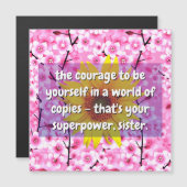 (Zus Quotes) Kracht en Moed | Bloemkaart (Voorkant / Achterkant)