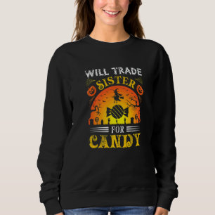 Zus Ruilen Voor Snoep Halloween Trui