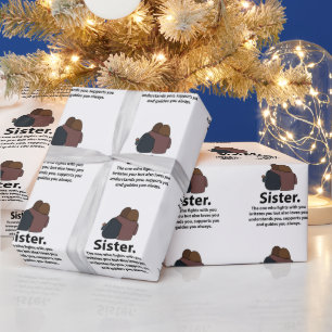 Zus Sibling Citaat Cadeaupapier