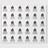 Zus Sibling Citaat Cadeaupapier (Vlak)
