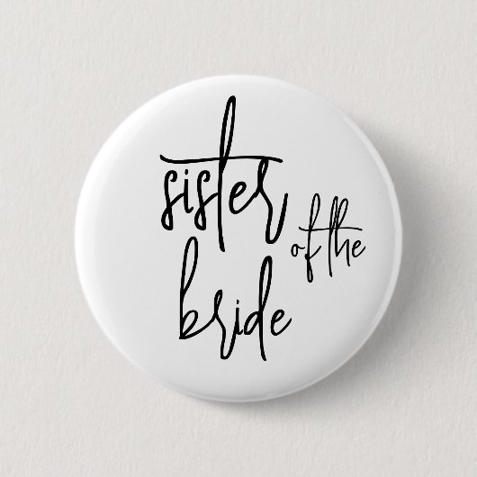 Zus van de bruid Button (Voorkant)