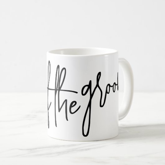 Zus van de bruidegom koffie mok (Voorkant rechts)