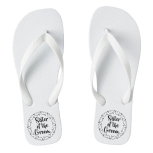 Zus van de bruidegom Teenslippers