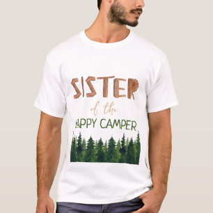 Zus van de Gelukkige Camper Verjaardag T-shirt