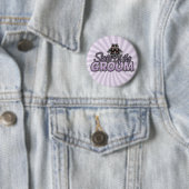 zus van de groomknoop ronde button 5,7 cm (In situ)