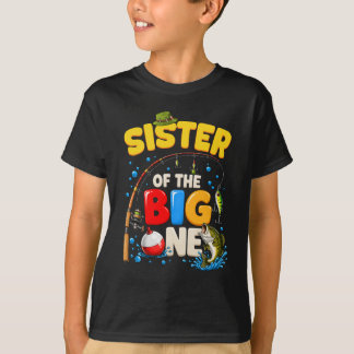 Zus Van De Grote Eén Vissende Verjaardagsjongen Fa T-shirt