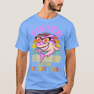 Zus van de haai verjaardag bijpassende familie  t-shirt