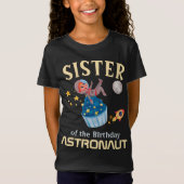 Zus van de verjaardag Astronaut Family Match T-shirt (Voorkant)