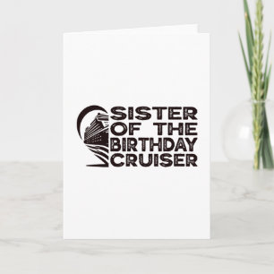 Zus van de verjaardagscruiser Grappige cruise vaka Kaart
