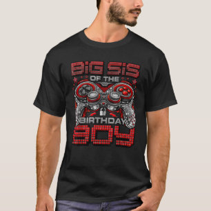 Zus van de Verjaardagsjongen Video Gamer Verjaarda T-shirt