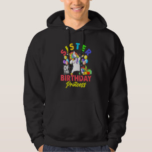 Zus van de verjaardagsprinses Dabbing Unicorn Gi Hoodie