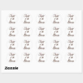 Zus van Groom Classy Browns Ronde Sticker (Vel)