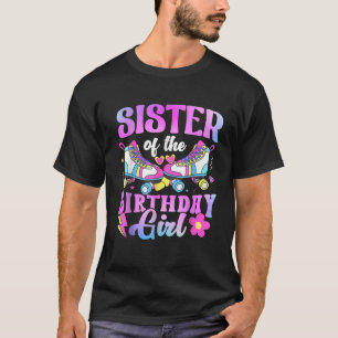 Zus van het meisje dat jarig is Rolling Skate Verj T-shirt
