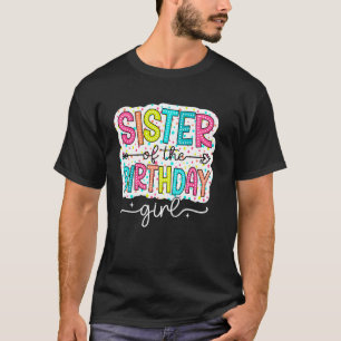 Zus Van Het Verjaardagsmeisje Familie Dalmatische T-shirt