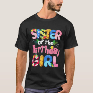 Zus van het verjaardagsmeisje Hawaii Family Party T-shirt