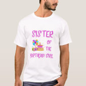 Zus van het Verjaardagsmeisje T-shirt (Voorkant)