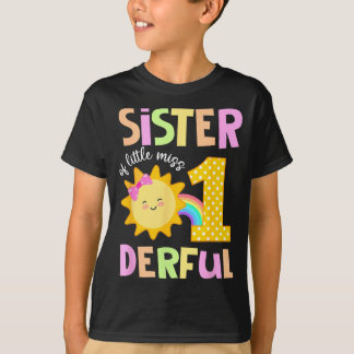 Zus van Little Miss Onederful eerste verjaardag Zo T-shirt