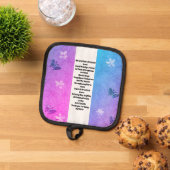 Zus verfraaid pannenlap (Top down)