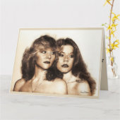 "Zus" Verjaardag Kaart (Gele Bloem)