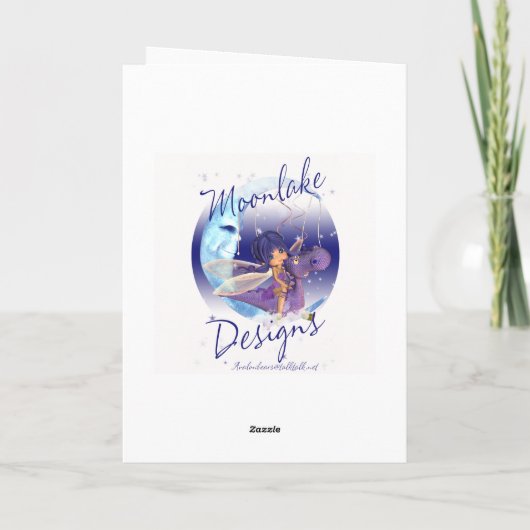 Zus, Verjaardag Kaart met bloemen en vlinders (Achterkant)