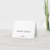 Zus viert... kaart (Achterkant)