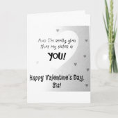 **ZUS** WIST DAT U VALENTIJN WIJST EN BEHOORT FEESTDAGEN KAART (Voorkant)