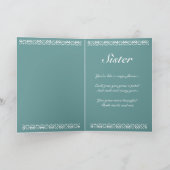 Zusje 40ste verjaardag met Rozen Kaart (Binnen)