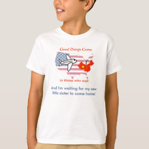 Zusje - Adoptie uit China T-shirt