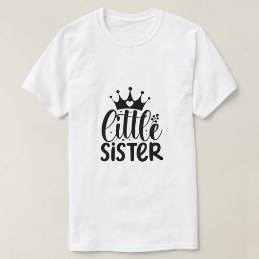Zusje Cute Sibling Matching T-Shirt (Design voorkant)