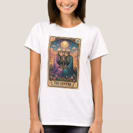 Zusje Vrouwen Polyamoreuze Tarot Lovers T-shirt