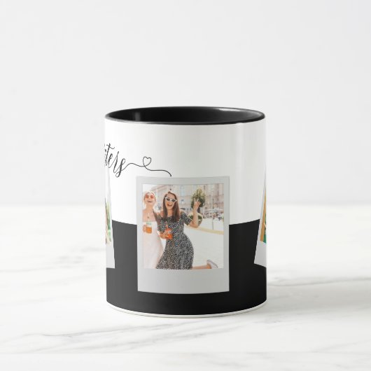 Zussen 3 Fotoverzamelscript elegante Gift Mok (Midden)