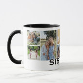 ZUSSEN 8 Foto Collage Modern Cadeau Mok (Links)